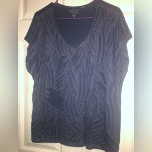 - Chicos size 4 soft cotton/ modal blend, sleeveless ,steel blue, EUC lake…